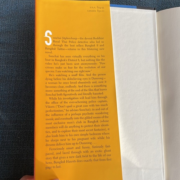 Bangkok Haunts. John Burdett. Novel Hardcover First Edition - Picture 3 of 10